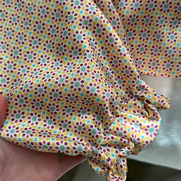 Zara satin crop button up - Picture 2 of 2